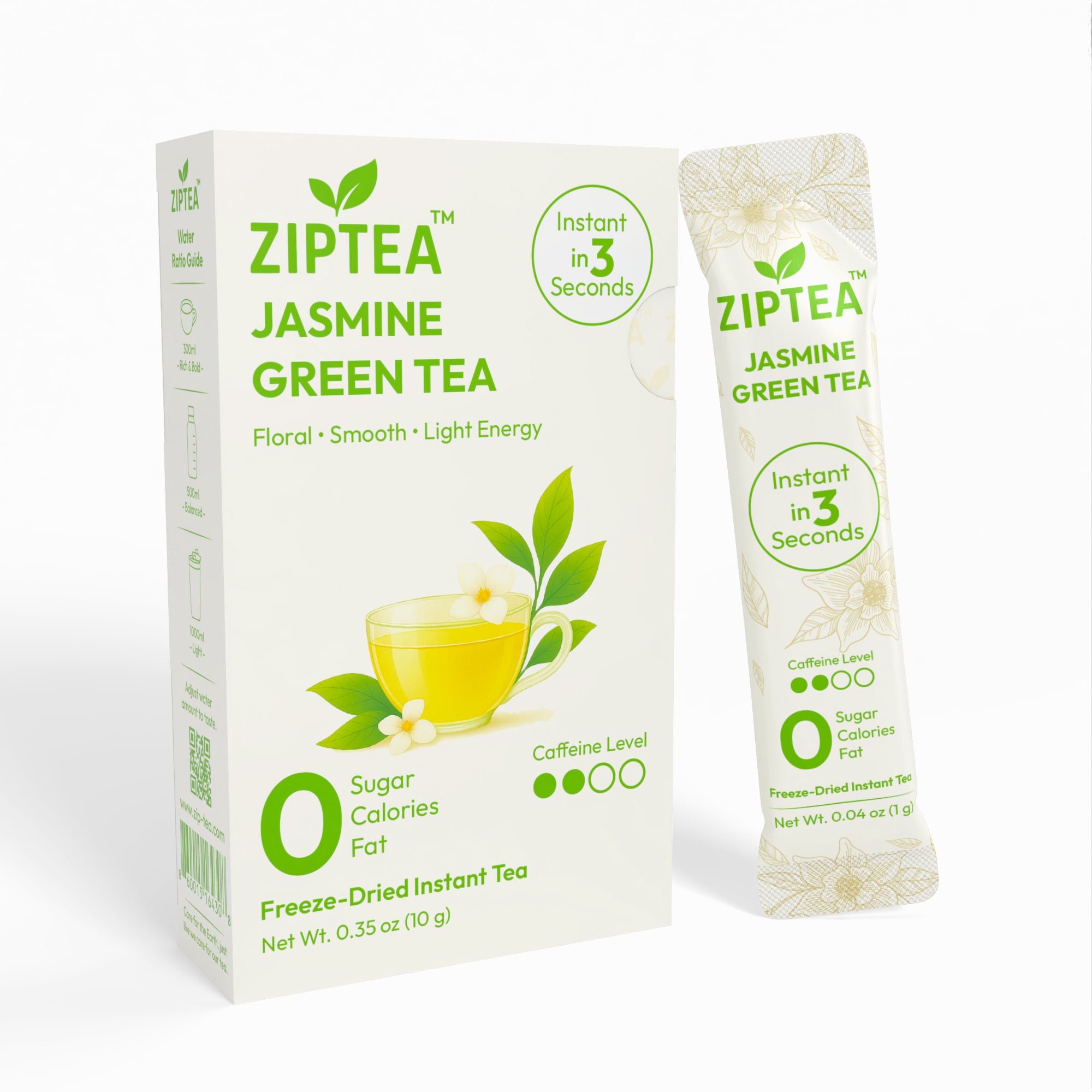 Jasmine Green Tea Freeze Dried Powder – ZIPTEA
