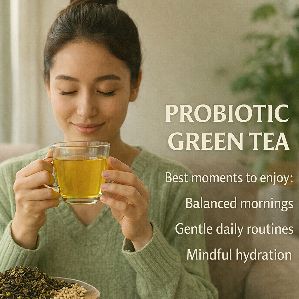 Probiotic Green Tea Freeze Dried Powder