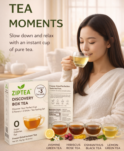 Assorted 5 Flavors Tea Freeze Dried Powder