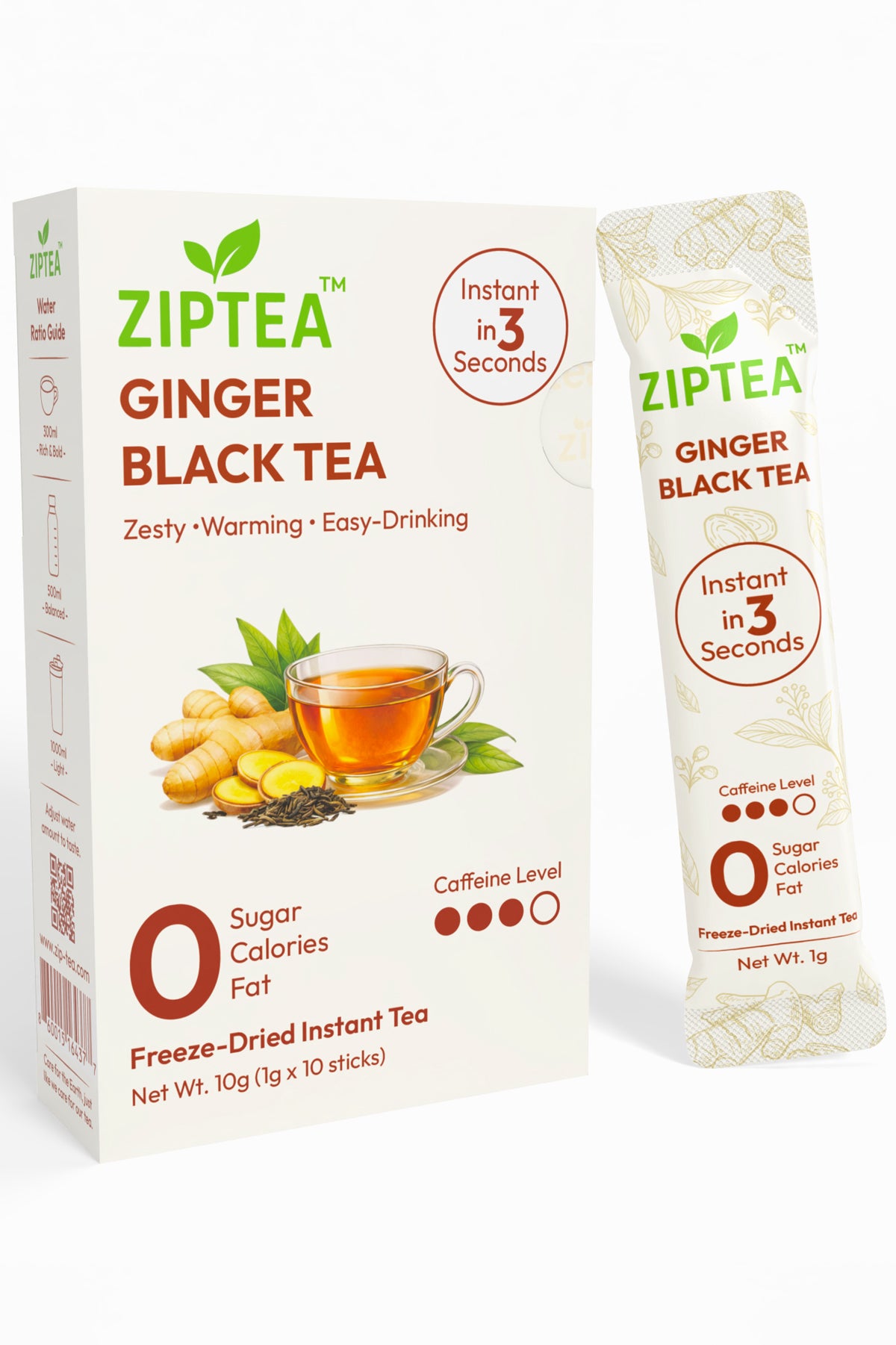 Ginger Black Tea Freeze Dried Powder