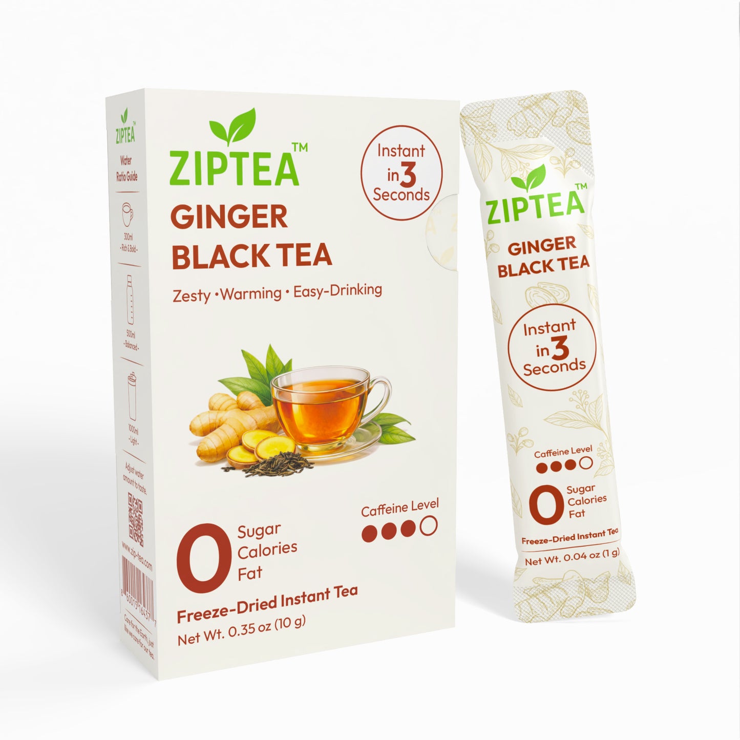 Ginger Black Tea Freeze Dried Powder