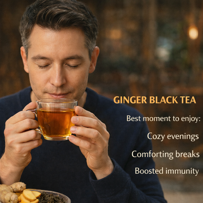 Ginger Black Tea Freeze Dried Powder