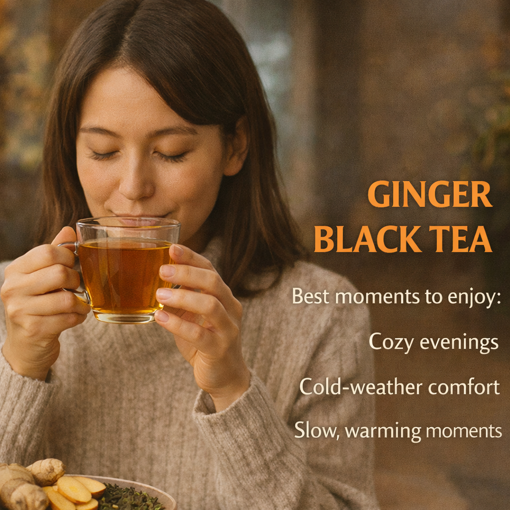Ginger Black Tea Freeze Dried Powder