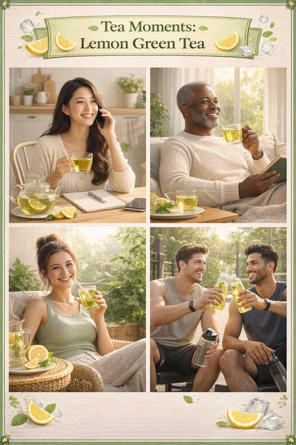 Lemon Green Tea Freeze Dried Powder