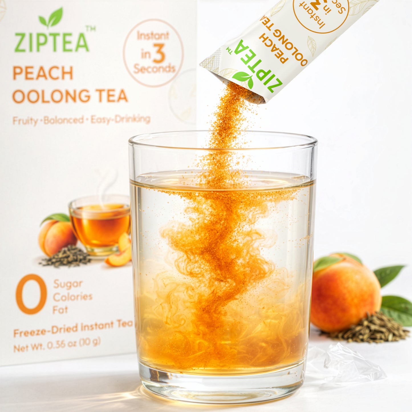 Peach Oolong Tea Freeze Dried Powder
